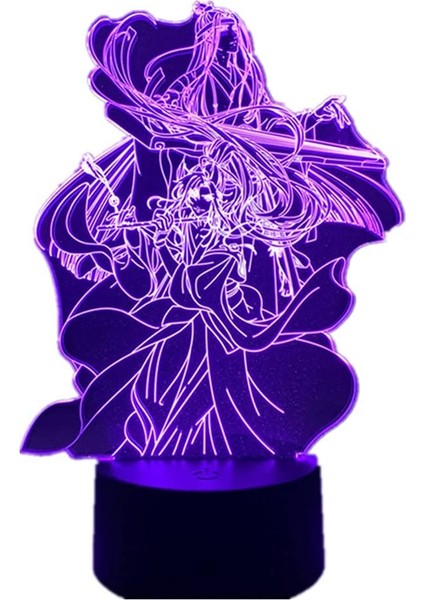 Mo Dao Zu Shi USB 3D LED Işık Anime Manga Lan (Yurt Dışından)