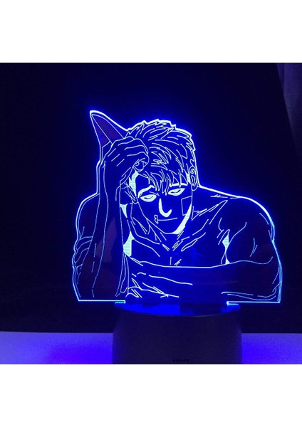 3D LED Gece Lambası Sangwoo Anime Lamba Manga LED Yatak Odası (Yurt Dışından)