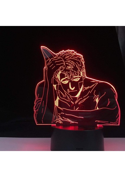 3D LED Gece Lambası Sangwoo Anime Lamba Manga LED Yatak Odası (Yurt Dışından) fiyatları