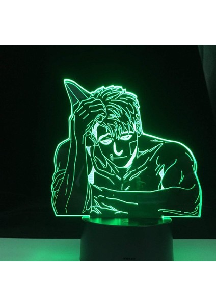 3D LED Gece Lambası Sangwoo Anime Lamba Manga LED Yatak Odası (Yurt Dışından) modelleri