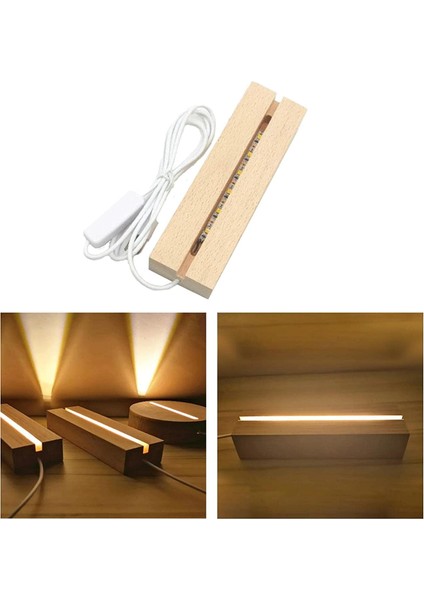 LED Işıklar Teşhir Tabanı İçin Ahşap Işıklı Taban (Yurt Dışından)