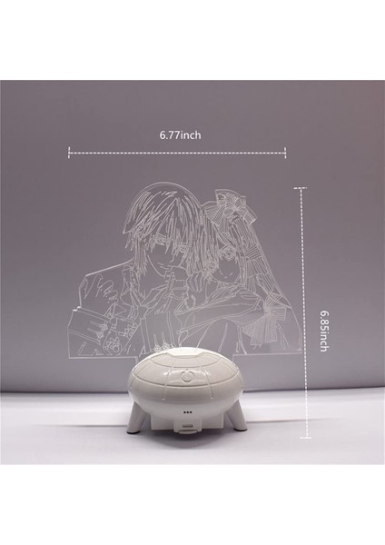 USB Ufo Bankası Anime 3D Lamba Vampir Şövalye - Kuran Yuki - Kiryu (Yurt Dışından)