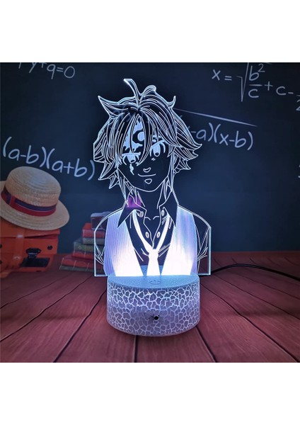 Akrilik Gece Lambası Lamba Anime Yedi Ölümcül Günah (Yurt Dışından) fiyatları