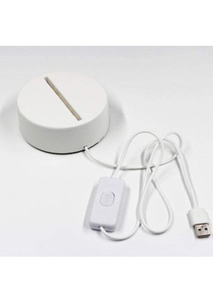 3D İllüzyon Lambası İçin Davul Kiti Mood Light 7 Renk (Yurt Dışından)