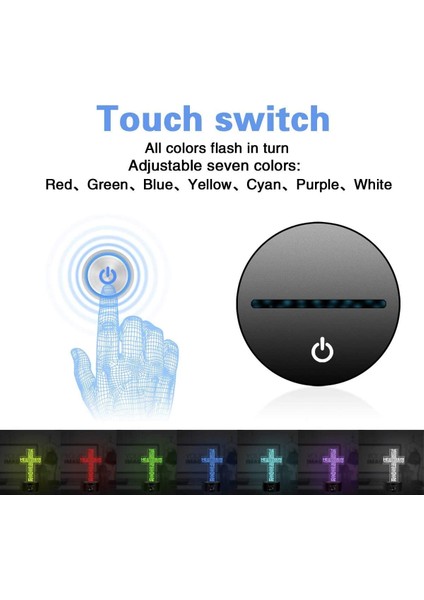 Sevimli Mantar 3D LED Gece Lambası Masa Masa Optik (Yurt Dışından) fırsatları