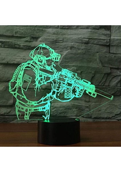 Sevimli Mantar 3D LED Gece Lambası Masa Masa Optik (Yurt Dışından) fırsatları