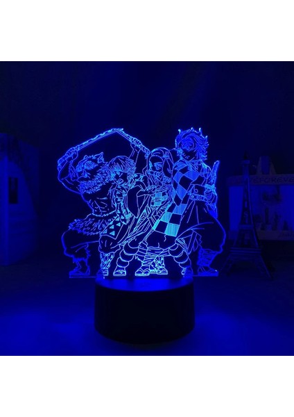 Anime Lamba Gece Lambası LED Işık Demon Slayer Lamba (Yurt Dışından)