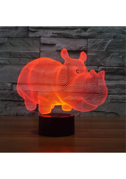 Sevimli Mantar 3D LED Gece Lambası Masa Masa Optik (Yurt Dışından) fırsatları