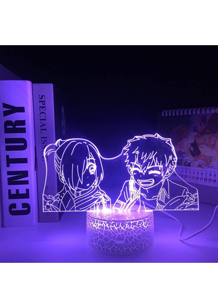 Clyartps - Anime Tuvalete Bağlı Hanako Kun Mitsuba Kou 3D LED (Yurt Dışından)