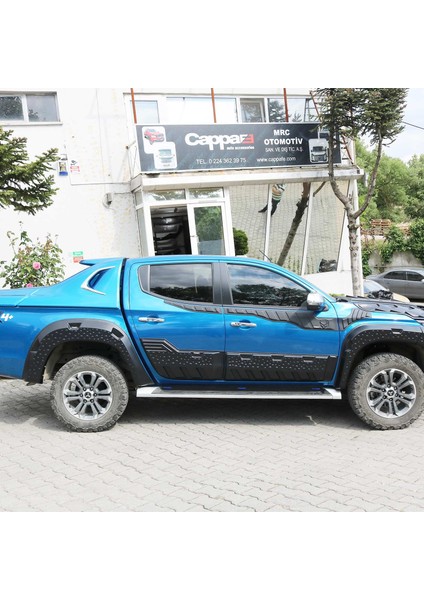 Mitshubishi L200 Yan Kapı Dodik Set Abs 6 Parça 2019