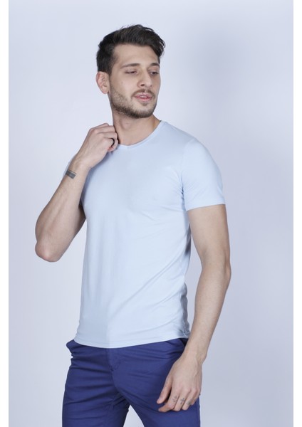 V Yaka Slim-Fit Erkek T-Shirt fiyatları