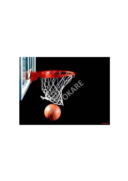 Standart Basketbol Filesi Nevayin Pota Ağı 1.kalite Çift Satılır 4mm - FLM29 - Okare Spor