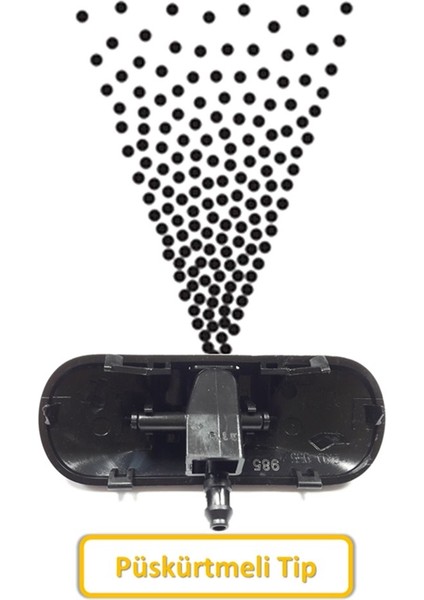 VW Jetta 2006-2018 Ön Cam Su Fiskiye Memesi Püskürtmeli 5M0955985C modelleri