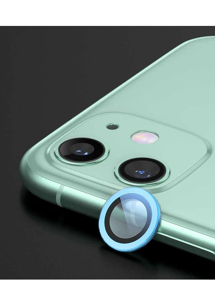 Apple iPhone 11 Kamera Lens Koruyucu Kırılmaz Cam Kaliteyi Bozmaz Temperli Berrak Koruma Cl-07