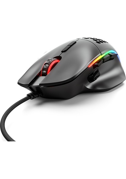 Model I Kablolu Mat Siyah RGB Oyuncu Mouse 69Gr