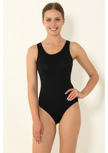 Modal Kalın Askılı Çıtçıtlı Body