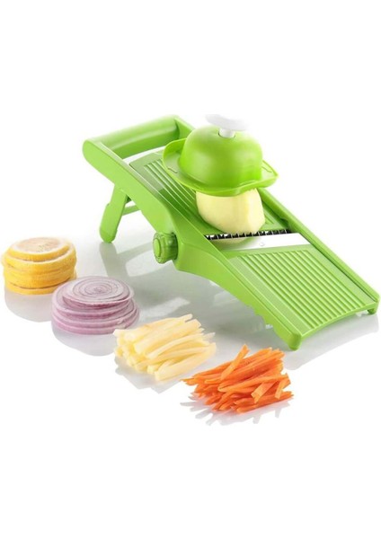 5 Başlıklı Hazneli Kaymaz Rende Jülyen Kesici Patates - Havuç Rendesi modelleri