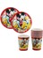 Mickey Mouse Temalı Karton Tabak Bardak Seti - 8 Kişilik 1