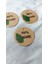 Kraft Organic Etiket Gıda Etiketi Delikli 4x4 cm 50 Adet 3