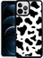 Case 4U Apple iPhone 12 Pro Max Kılıf M-Fit Desenli Kapak Cow NO1 Renkli 1