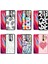 Xiaomi Redmi Note 8 Pro Kılıf M-Fit Aşk Hikayesi Post-it Desenli Kapak Love Story NO2 Renkli 2