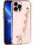 Iphone 13 Pro Uyumlu Kılıf Kamera Korumalı Parlak Gold Kenar Kalpli Arka Tutamaklı Kapak Arka Tutmaçlı 1