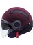 Sx.10 Mat Mor - Açık Motosiklet Kaskı 1