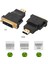 DVI HDMI Dönüştürücü DVI Dişi HDMI Erkek Çift Yönlü HDMI - DVI 2