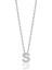 925 Ayar Zirkon Taşlı Silver Minimal S Hafli Kolye Uzunluk 42 cm 1