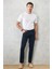 AC&Co / Altınyıldız Classics Erkek Lacivert Slim Fit Dar Kesim 5 Cep Chino Pantolon