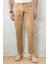 Erkek Camel Slim Fit Dar Kesim 5 Cep Esnek Chino Pantolon 1