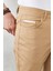 Erkek Camel Slim Fit Dar Kesim 5 Cep Esnek Chino Pantolon 4