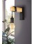 Eglo Townshend Wall Light, 1-Alevli Vintage Duvar Işık Endüstriyel Tasarımlı, Çelik ve Ahşaptan Retro Işık, Renk: Siyah, Kahverengi, S (Yurt Dışından) 2