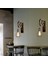 Retro Vintage Duvar Işık Endüstriyel Duvar Lambası Gölge Fikstürü Demir Çatı Kafe Bar Ayarlanabilir Aplik Işıkları Wandlamp Dekorasyon LED (Siyah) (Yurt Dışından) 4