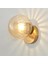 Nordic LED Duvar Ay Lambası Demir Modern Dekoratif Merdiven LED Işık Ev Başucu Yuvarlak Cam Duvar Işıkları Ahşap Aplike Murale E27 (F) (Yurt Dışından) 3