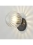 Nordic LED Duvar Ay Lambası Demir Modern Dekoratif Merdiven LED Işık Ev Başucu Yuvarlak Cam Duvar Işıkları Ahşap Aplike Murale E27 (F) (Yurt Dışından) 4