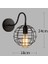 LED Duvar Işık Retro Loft Endüstriyel Duvar Lambası Siyah E27 Vintage Aplikler Duvar Lambası Endüstriyel Aydınlatma Armatürü Kapalı (Yurt Dışından) 1
