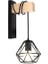 Retro Vintage Duvar Işık Endüstriyel Duvar Lambası Gölge Fikstürü Demir Çatı Kafe Bar Ayarlanabilir Aplik Işıkları Wandlamp Dekorasyon LED (C) (Yurt Dışından) 1