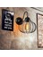 Vintage LED Duvar Işık Retro Loft Endüstriyel Duvar Lambası Siyah E27 Demir Basit Abajur Kafes Guard Aplik Kapalı Aydınlatma Armatürü (I) (Yurt Dışından) 3