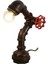Lambalar Loft Antika Retro Endüstriyel Su Borusu Metal LED Masası Accent Lambaları Enerji Tasarrufu Gece Lambası (Yurt Dışından) 1