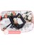 Siyah Taşınabilir Mini Saklama Çantası, Su Geçirmez Aksesuar Çantası, Veri Kablosu Kozmetik Çantası (17.5 cm * 10.5 cm * 7 Cm) (Yurt Dışından) 3
