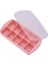 20 cm Silikon Buz Tepsisi Ev Buz Kutusu (Pembe) (Yurt Dışından) 1