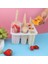 9 Hücreler Silikon Buz Lolly Kalıp Dondurma Makinesi Buz Küp (17 * 16 * 10 Cm, Beyaz) (Yurt Dışından) 4