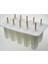 Three Beans Tatlı Dondurucu Kavite Silikon Popsicle Dondurma Kalıp Kapak ile Dıy Ev Yapımı Lolly Meyve Suyu Ice Cube Tepsi Makinesi (23 * 14.5 * 10 Cm, Beyaz) (Yurt Dışından) 2