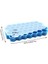 Three Beans 37 Izgara Ice Cube Maker Içecek Kokteyl Parti Bar Araçları Silikon Buz Küp Tepsisi ile Kapaklı Mutfak Gadgets (Mavi) (Yurt Dışından) 1