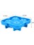 1 Adet 3D Kafatası Silikon Buz Küpü Maker Formu Için Buz Şeker Kek Pudingi Çikolata Kalıpları 4 Hücre Buz Kalıp Kare Şekil Tepsileri Kalıpları (Mavi) (Yurt Dışından) 2
