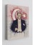 Mustafa Kemal Atatürk ve Türk Bayrağı Suluboya Görünümlü Dekoratif Kanvas Tablo 3