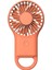 El Tipi Cep Mini Küçük Fan Taşınabilir Şarj 7 Renk Işığı Turuncu ile Açık USB Fan (Yurt Dışından) 1