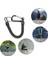Three Beans Sıkı Spiral Kordonlu Carabiner, 6 Adet Geri Çekilebilir Anahtarlıklar (Yurt Dışından) 2