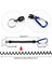 Three Beans Sıkı Spiral Kordonlu Carabiner, 6 Adet Geri Çekilebilir Anahtarlıklar (Yurt Dışından) 3